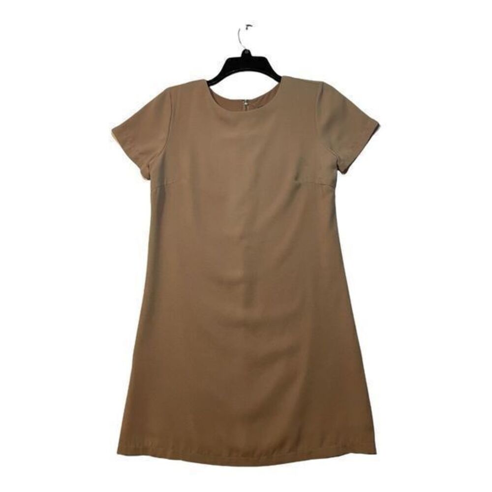 Lulus Womens Beige Shift Dress Size XS Careerwear Office Mini